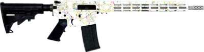 Glfa AR-15 Splatter 223 Wylde - 16" S/S Bbl White Splatter
