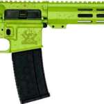 Glfa AR-15 Splatter 223 Wylde - 16" Nit Bbl Zombie Green