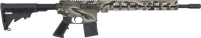 Glfa AR-15 450 Bushmaster - 18" Nit Bbl Pursuit Green Camo