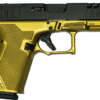 Glfa 19 Striker 9mm 4" 15 Shot - Black Slide Galaxy Gold Frame