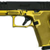 Glfa 19 Striker 9mm 4" 15 Shot - Black Slide Galaxy Gold Frame