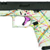 Glfa 19 Striker 9mm 4" 15 Shot - BLK Slide Splatter White Frame