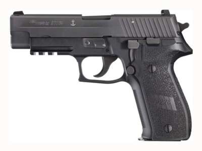 SIG P226 MK25 9MM 4.4" SIGLITE - (3)15RD US NAVY ANCHOR BLACK