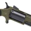 NAA HUNTSMAN MINI-REVOLVR - 22WMR 2" FIXED OD GRN RUBBER