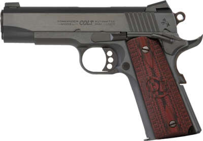Colt Combat Commander 9mm - 4.25" 9rd Blued G10 Grips