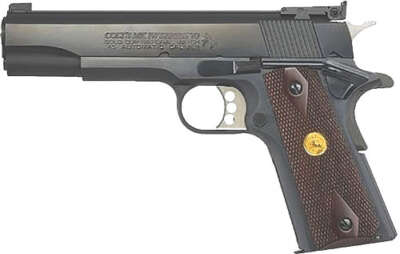Colt Gold National Match 45 ACP - 5" 8rd Series 70 Blued Walnut