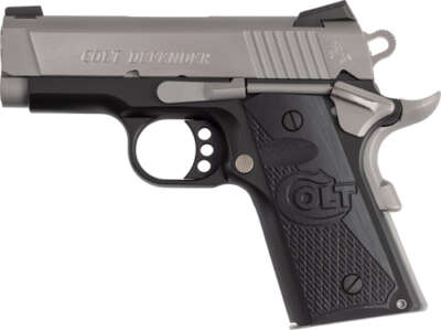 Colt Defender 45 ACP 3" Front - Night Sight 7rd Cerkote Ss