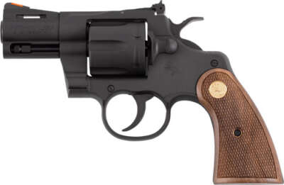 Colt Python .357 Mag 2.5" 6rd - Matte Blued Wood Grips