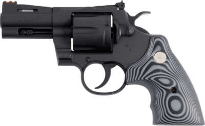 Colt Python .357 Mag 3" 6rd - Matte Blued Black G10 Grips