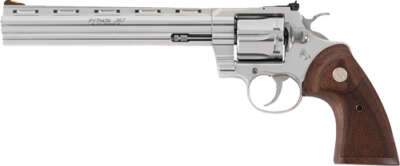 Colt Python .357 Mag 8" 6rd - Stainless Walnut Grips