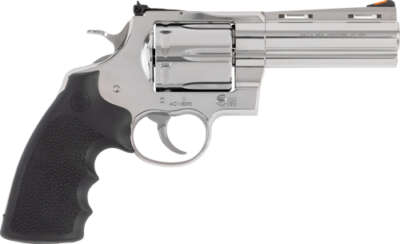 Colt Anaconda 45 Colt 4" Ss - Adj Sight Rubber