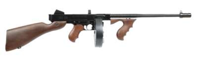 Thompson 1927A1 45 ACP Carbine - 50rd Drum 20rd Mag Walnut