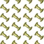 GROVTEC BRASS CHICAGO SCREWS - 24-PACK
