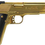 IVER JOHNSON EAGLE XL - 10MM 6" 24K GOLD BLACK WOOD