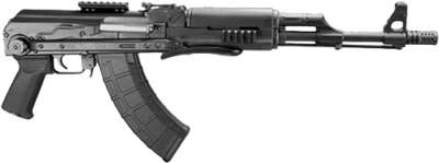 Zastava Zpapm70 7.62X39mm - 16.5" Black Under Folder