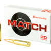 Hornady Match .308 Winchester 168gr BTHP Match 20rd