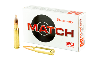 Hornady Match .308 Winchester 168gr BTHP Match 20rd