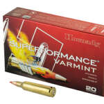 Hornady Superformance .22-250 Remington 50gr V-MAX 20rd