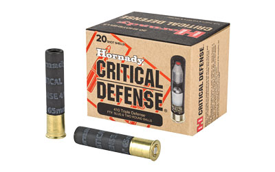 Hornady .410 Bore 2 Round Balls/1 FTX Sluggr 20rd