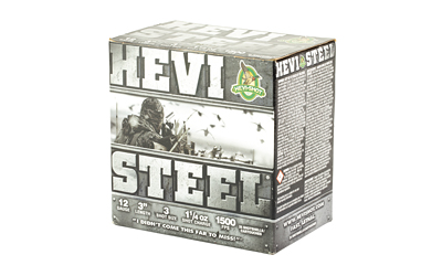 HEVI STEEL 12GA 3" #3 25/250