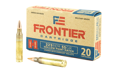 Hornady Frontier .223 Remington 55gr Hollow Point 20rd