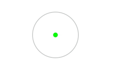 H-SUN 407C X3 GRN OPEN PSTL 2MOA DOT