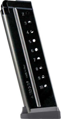 Iver Johnson Magazine 1911 - 9mm 10rd Black Fits Govt