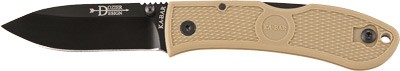 Ka-Bar Dozier Folding Hunter - 3" Coyote Brown