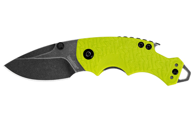 Kershaw Shuffle 2.4" Blackwash Lime