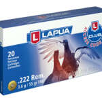 Lapua .222 Rem 55gr FMJ 20/600