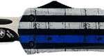 Templar Knife Large Otf Back - The Blue 3.5" BLK Drop Point