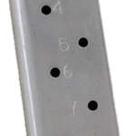 METALFORM MAGAZINE 1911 GOVT. - 45ACP 7RD S/S REMOVABLE BASE