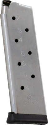 METALFORM MAGAZINE 1911 GOVT. - 45ACP 8RD S/S REMOVABLE BASE