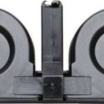 Iver Johnson Magazine Ar15 - 223 100rd Drum BLK/Clear Poly