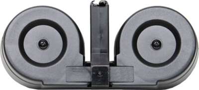 Iver Johnson Magazine Ar15 - 223 100rd Drum BLK/Clear Poly
