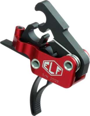 Elftmann Trigger AR-15 Match - Curved Adjustable 2.75-4Lbs.
