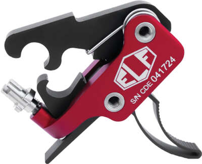 Elftmann Trigger AR-15 Match - Pro Curved Fngr Adj 2.75-4Lbs