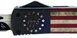 Templar Knife Slim Otf Betsy - Ross Flag 3.1" Black Drop Pnt