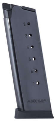 MEC-GAR MAGAZINE 1911 OFFICERS - 45ACP 7RD BLUED