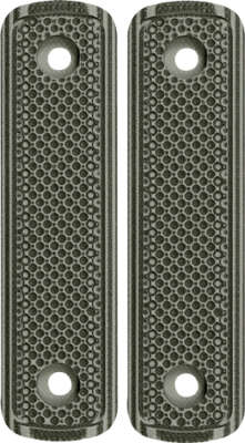 MI LEVER ACTION G10 STRAIGHT - GRIP PANEL GREY / BLACK