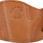 BULLDOG BELT SLIDE HOLSTER TAN - RH SMALL & MINI AUTOS