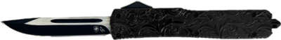 Templar Knife Slim Otf Maiden - Black Gloss 3.1" BLK Droppt