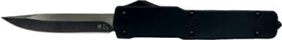 Templar Knife Slim Zinc Otf D2 - BLK Drop Point 3.1" BLK Rubber
