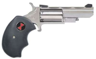 NORTH AMERICAN ARMS 22MAG 2" BLACK WIDOW SS AS