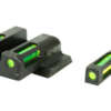 HIVIZ H3 NS S&W M&P SHIELD G/G WH