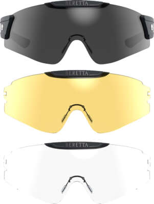Beretta Intermask Eyeglasses - Interchange Fume/Neutral/Yllw