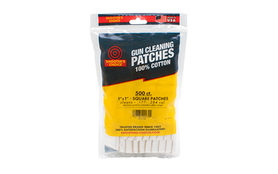 OTIS 1″ SQ CLEANING PATCHES 500CT