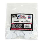 Pro-Shot Patch .22-.270Cal 1" 300Ct