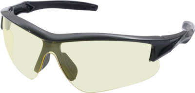 HOWARD LEIGHT ACADIA GLASSES - BLACK FRAME/AMBER LENS