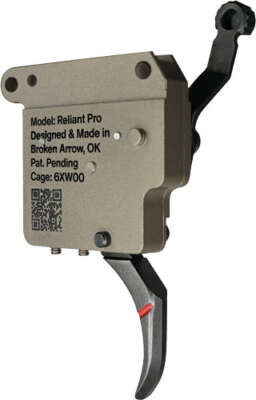 RISE TRIGGER RELIANT PRO REM - 700 1-3LB PULL CURVED FDE/BLK
